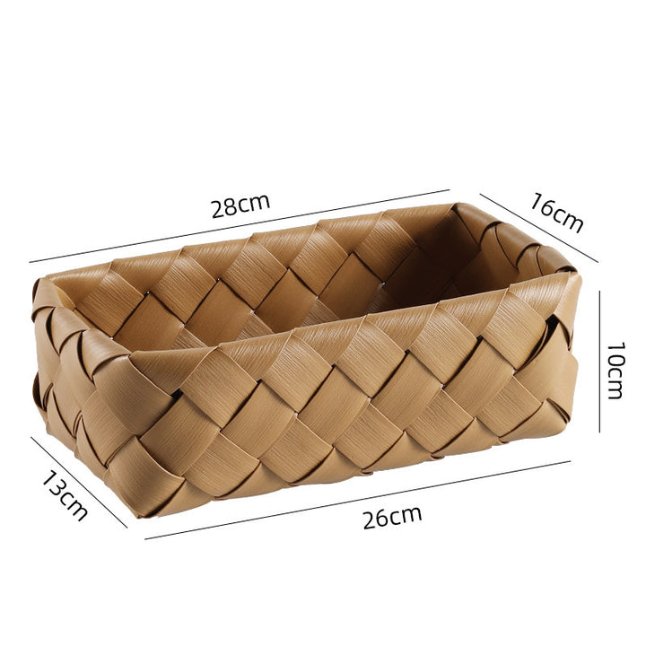 Elegant Handwoven Storage Tray
