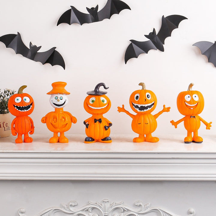 Funny Halloween Pumpkin Figure