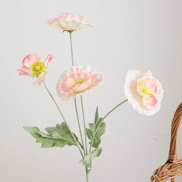 LadiesElegant Artificial Poppy Flower Bouquet