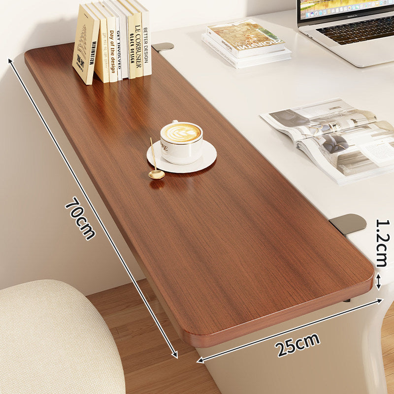 Compact Foldable Clip-On Desk-Edge Shelf