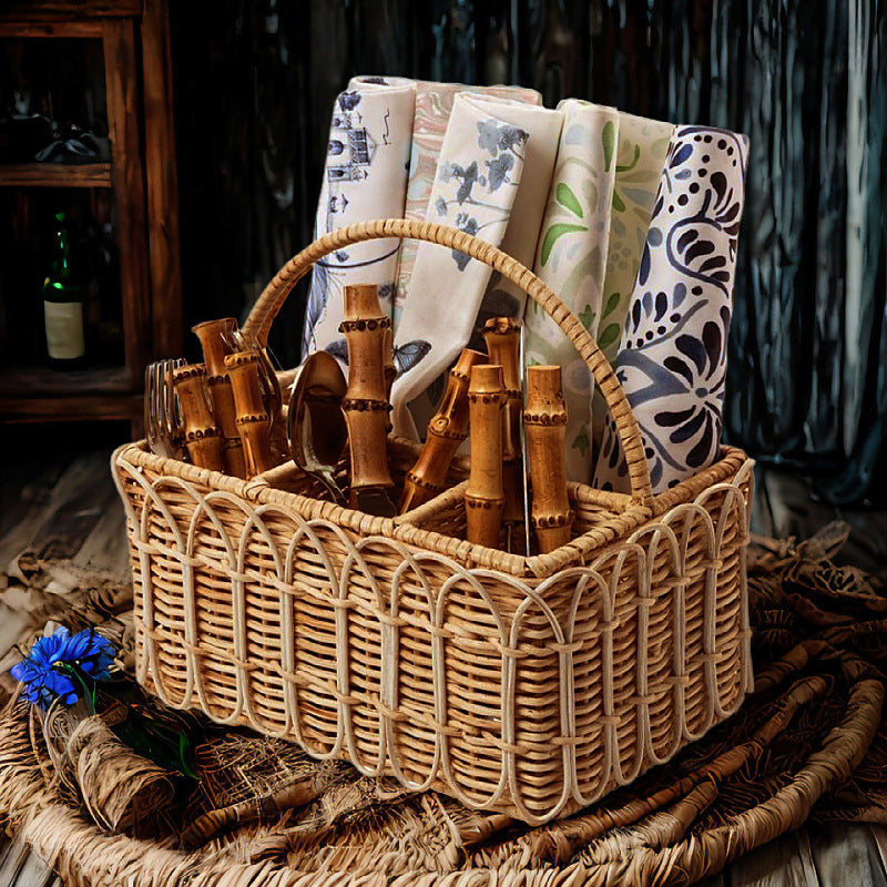 Practical storage basket in elegant design