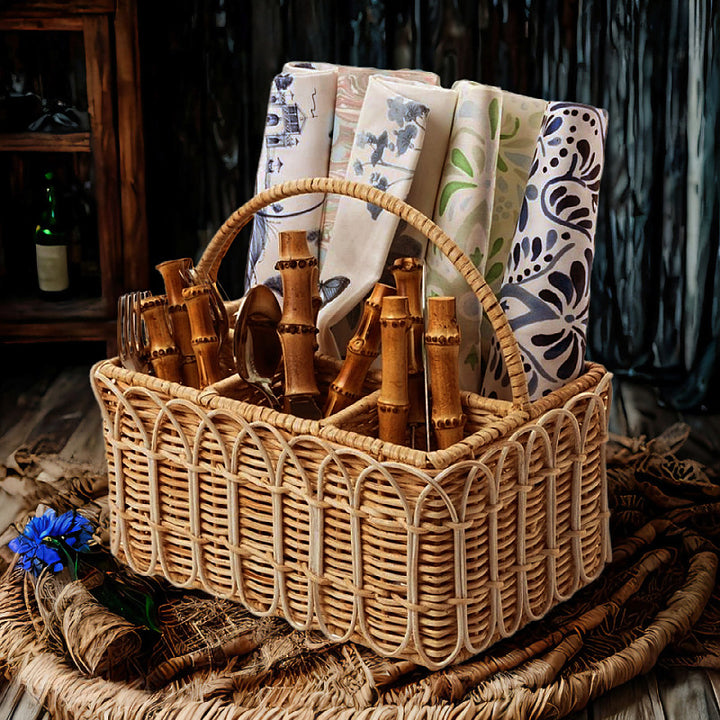 Practical storage basket in elegant design