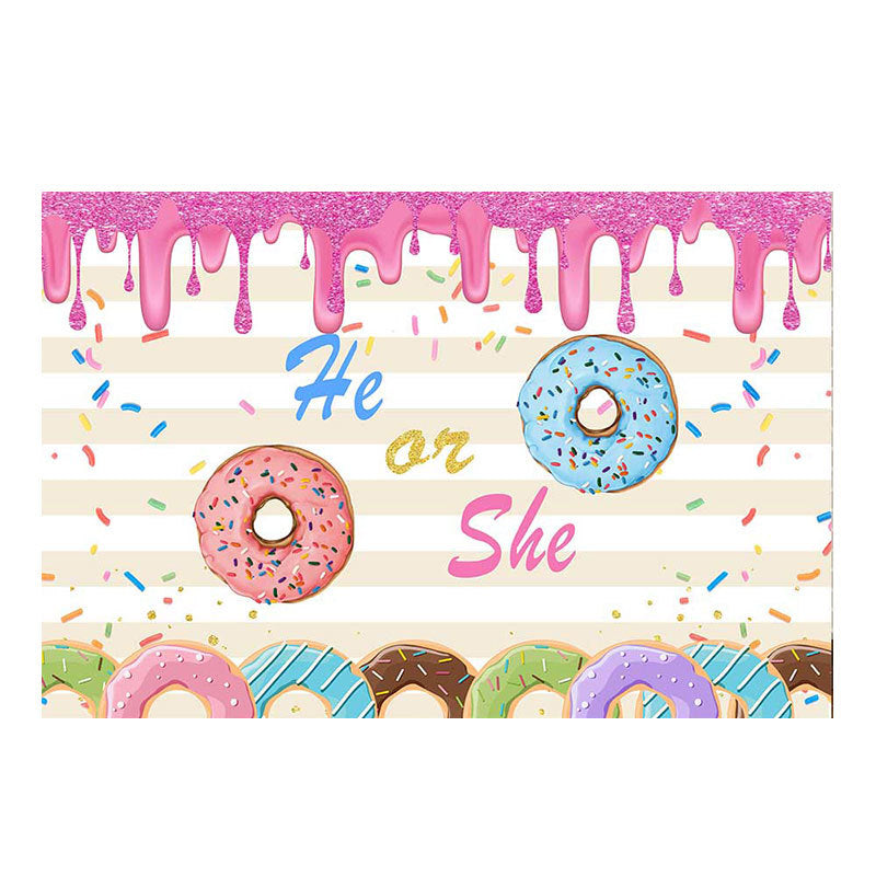 Children's Playful Donut-Themed Wall Art