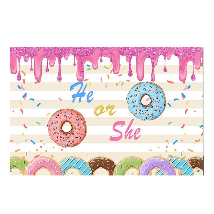 Children's Playful Donut-Themed Wall Art