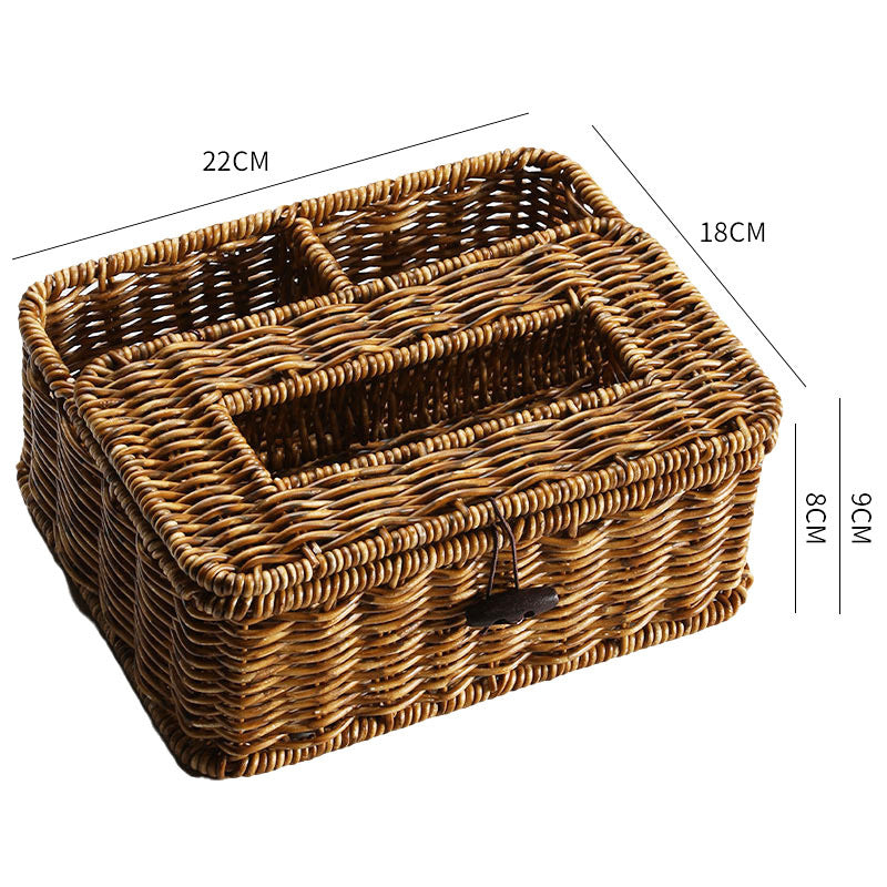 Handwoven Multi-Part Storage Basket