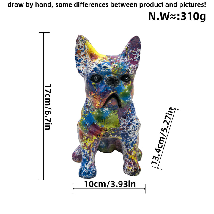 Decorative figure of a French Bulldog