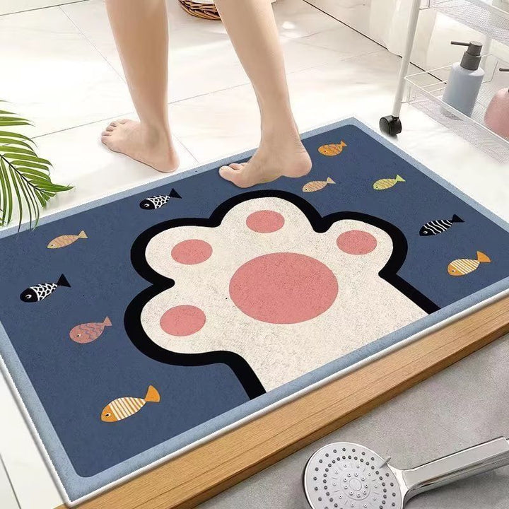 Fun Bear-Shaped Bath Mat