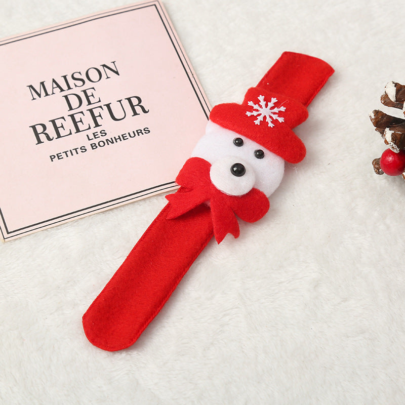 Creative Christmas wristband with snowman design