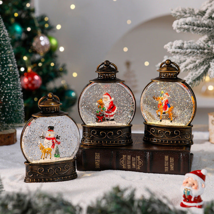 Snow Globe Lamp