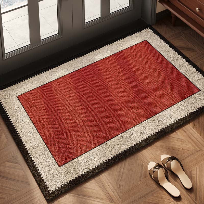 Checkerboard Pattern Welcome Mat Avarnia