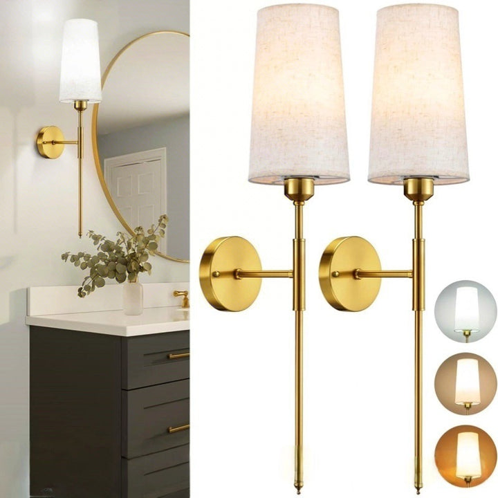 Stylish remote-controlled wall light