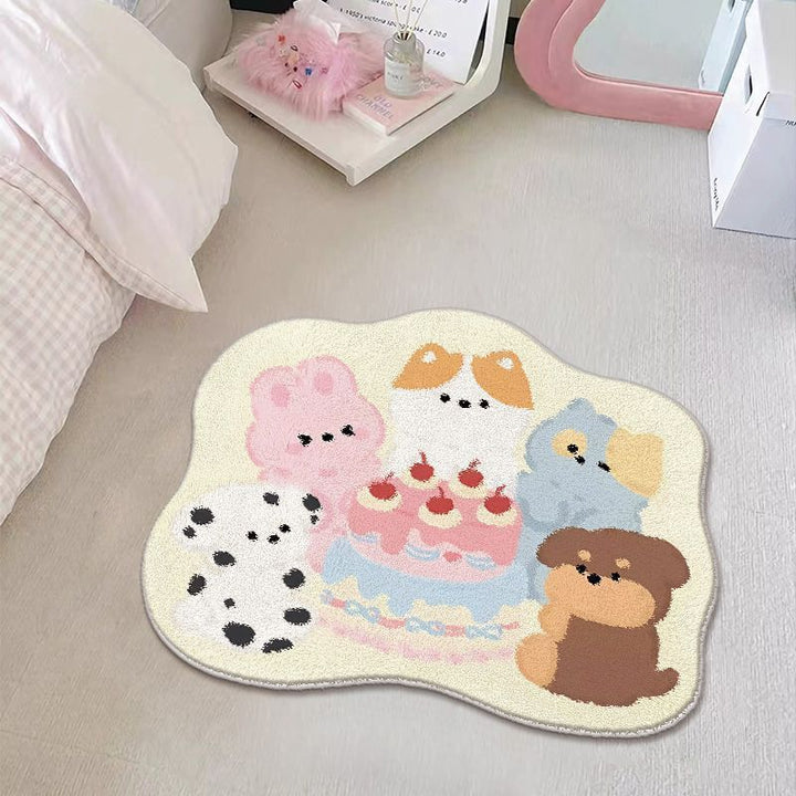 Adorable Cartoon Bear Area Rug