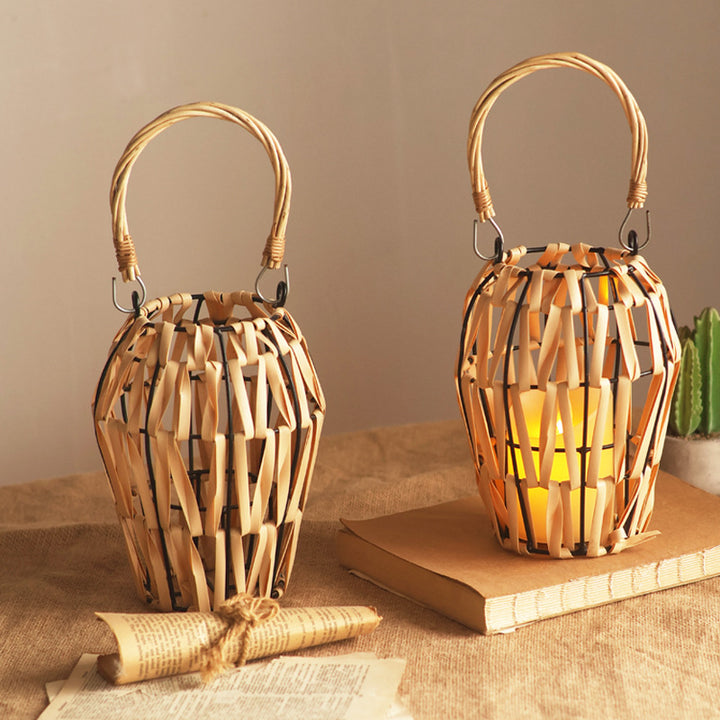 Handmade Basket Lamp