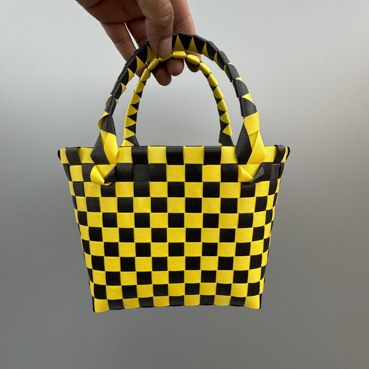Playful and Colorful Basket Bag