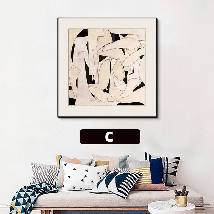 Abstract Patterned Framed Wall Art