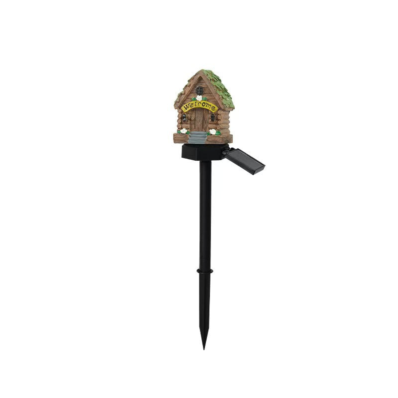 Miniature Hand-Painted Resin Mushroom Fairy House Garden Ornament