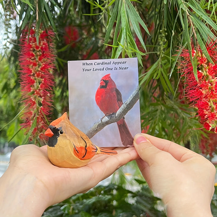 Wooden Bird Figurines