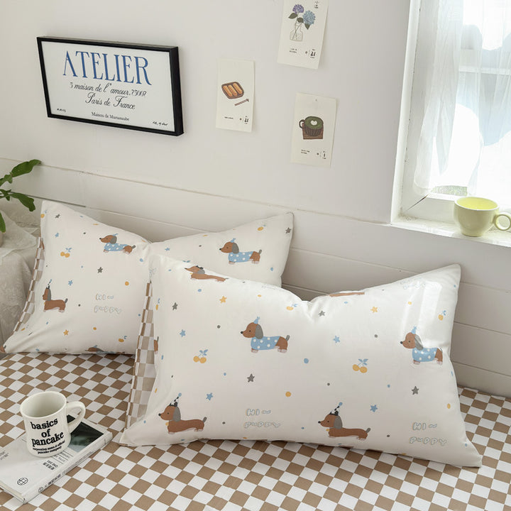 Stylish Plaid Bedding Set