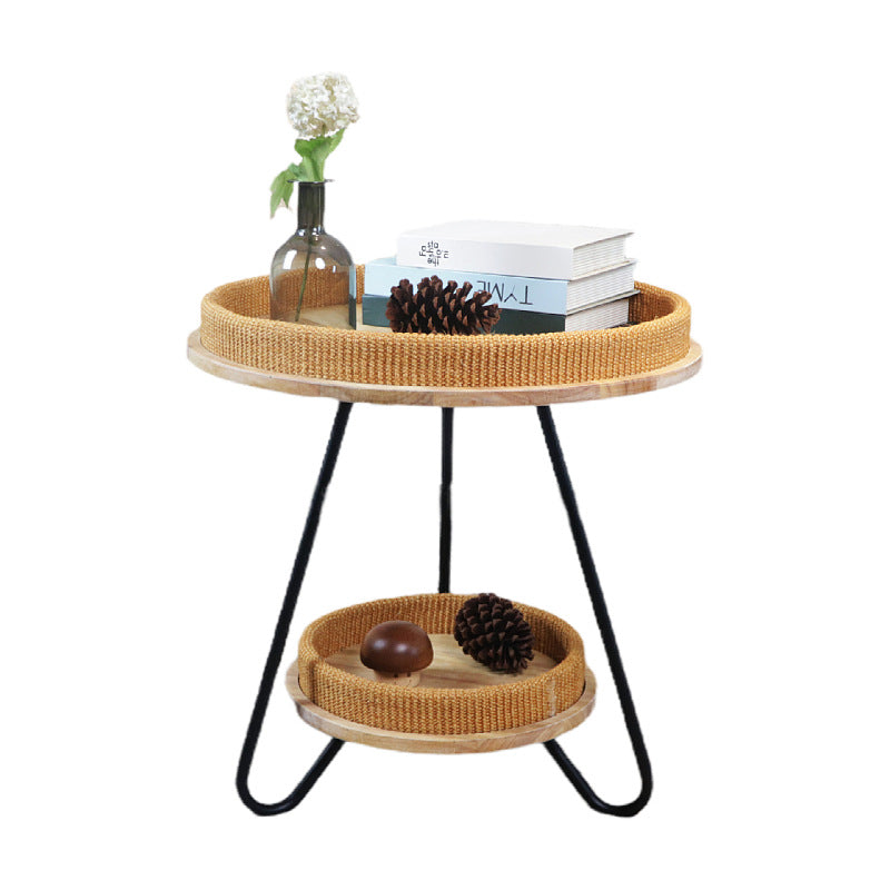 Modern side table with practical storage compartment