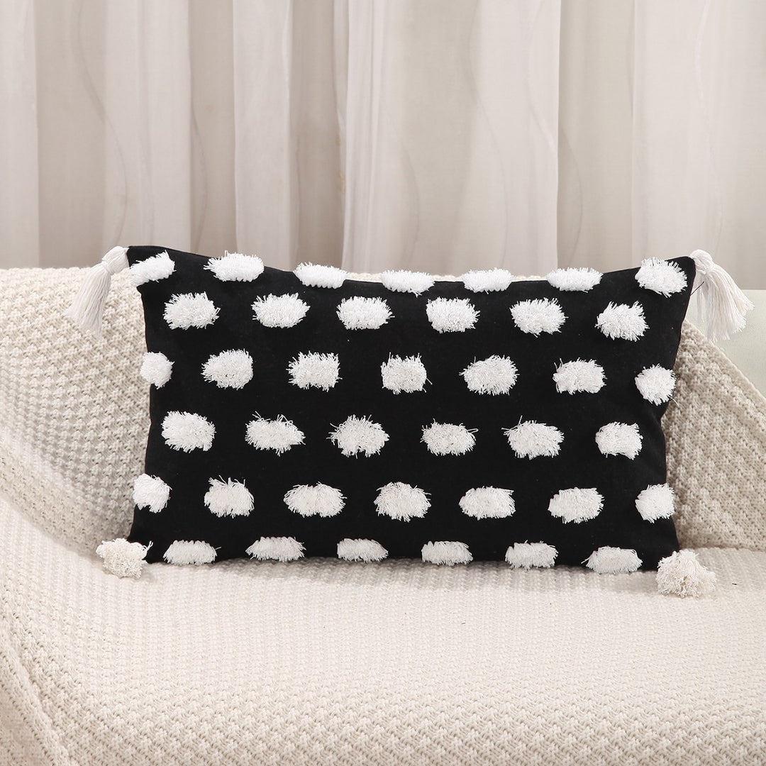 Textured Diamond Pattern Throw Pillow