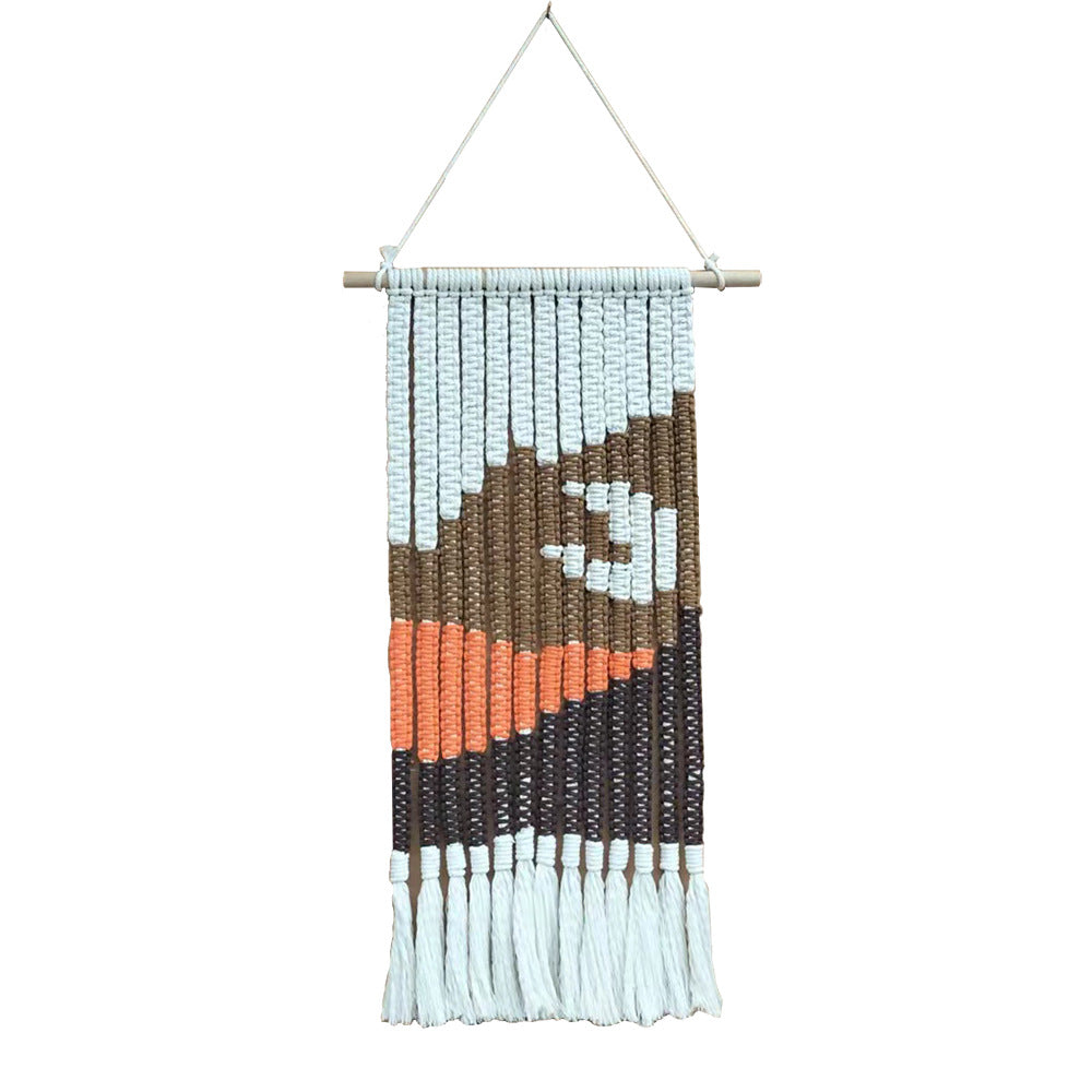 Macrame Wall Decor with Stylish Geometric Pattern