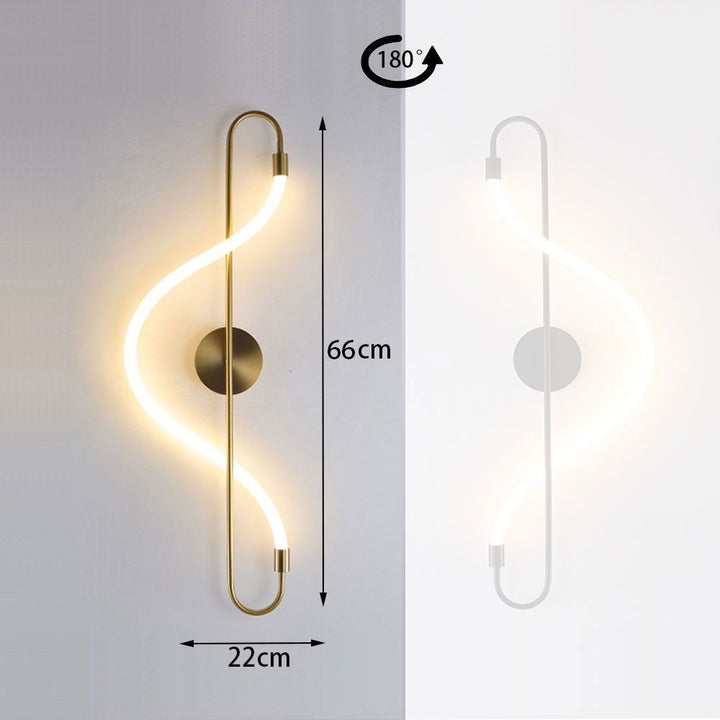 Contemporary wall lamp