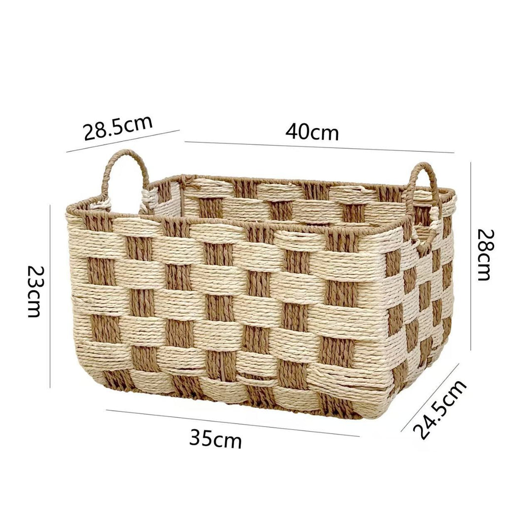 Natural Fiber Storage Basket