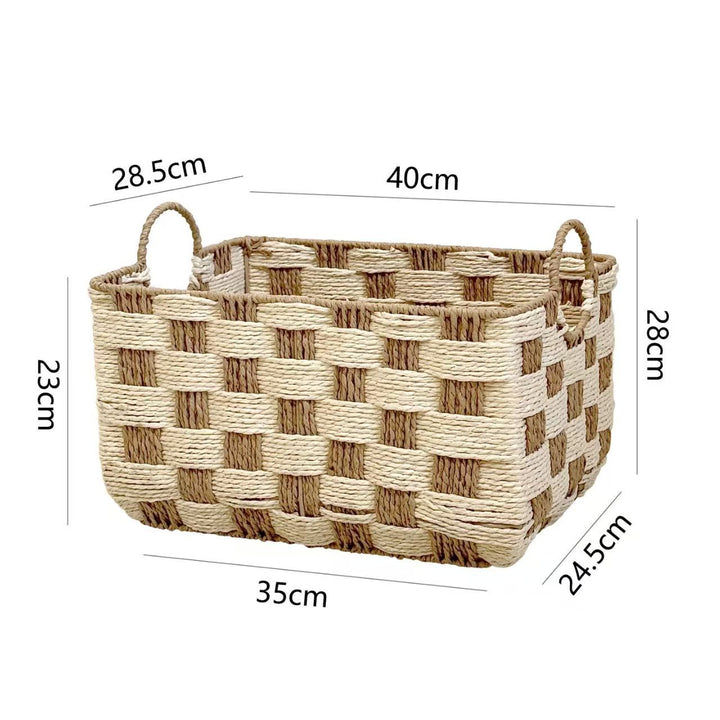 Natural Fiber Storage Basket