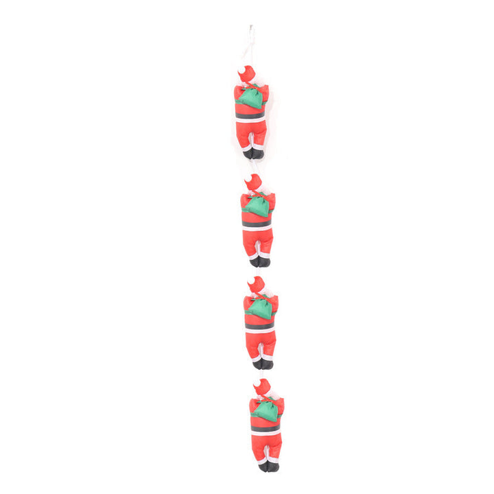Playful Santa Claus Decoration Figure