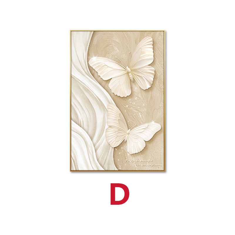 Elegant Butterfly and Floral Wall Art