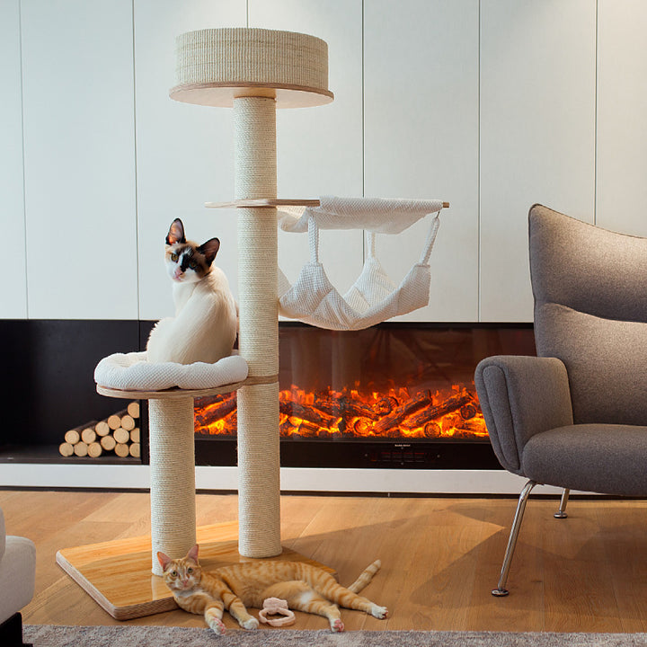 High-quality cat tree with multifunctional resting areas