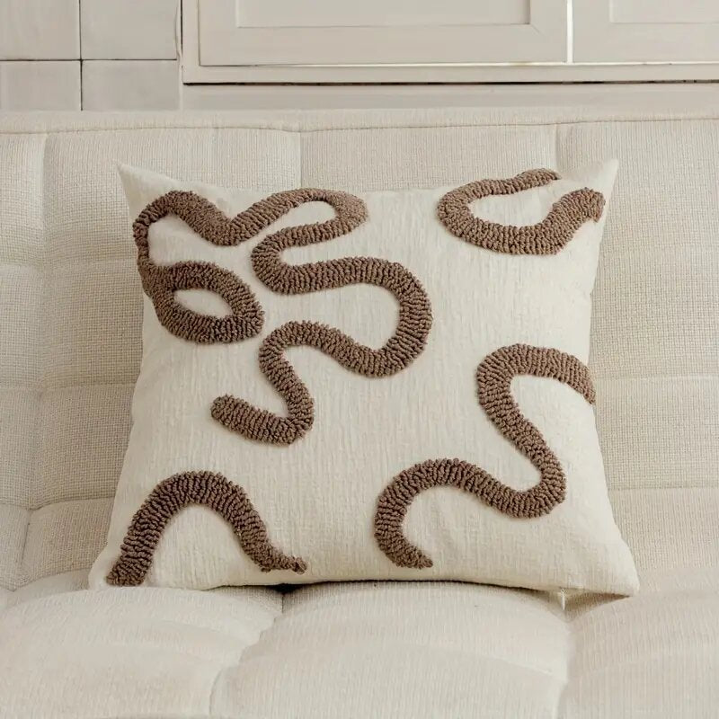 Modern Abstract Design Throw Pillow