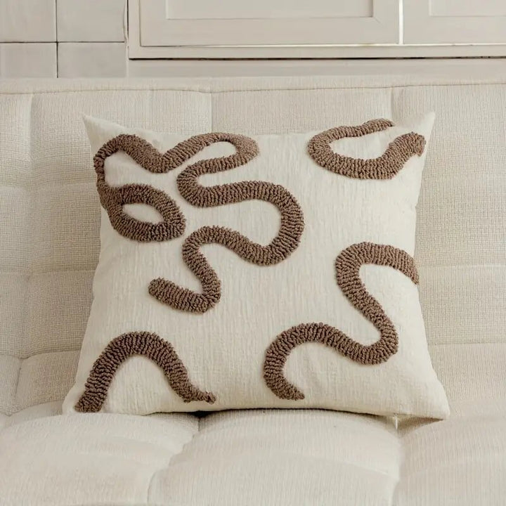 Modern Abstract Design Throw Pillow