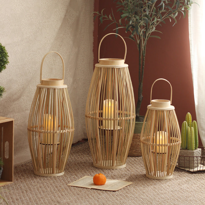 Handcrafted lantern in Scandinavian style