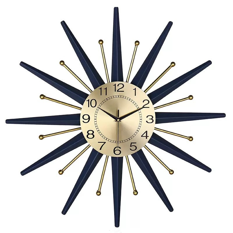 Retro Starburst Wall Clock
