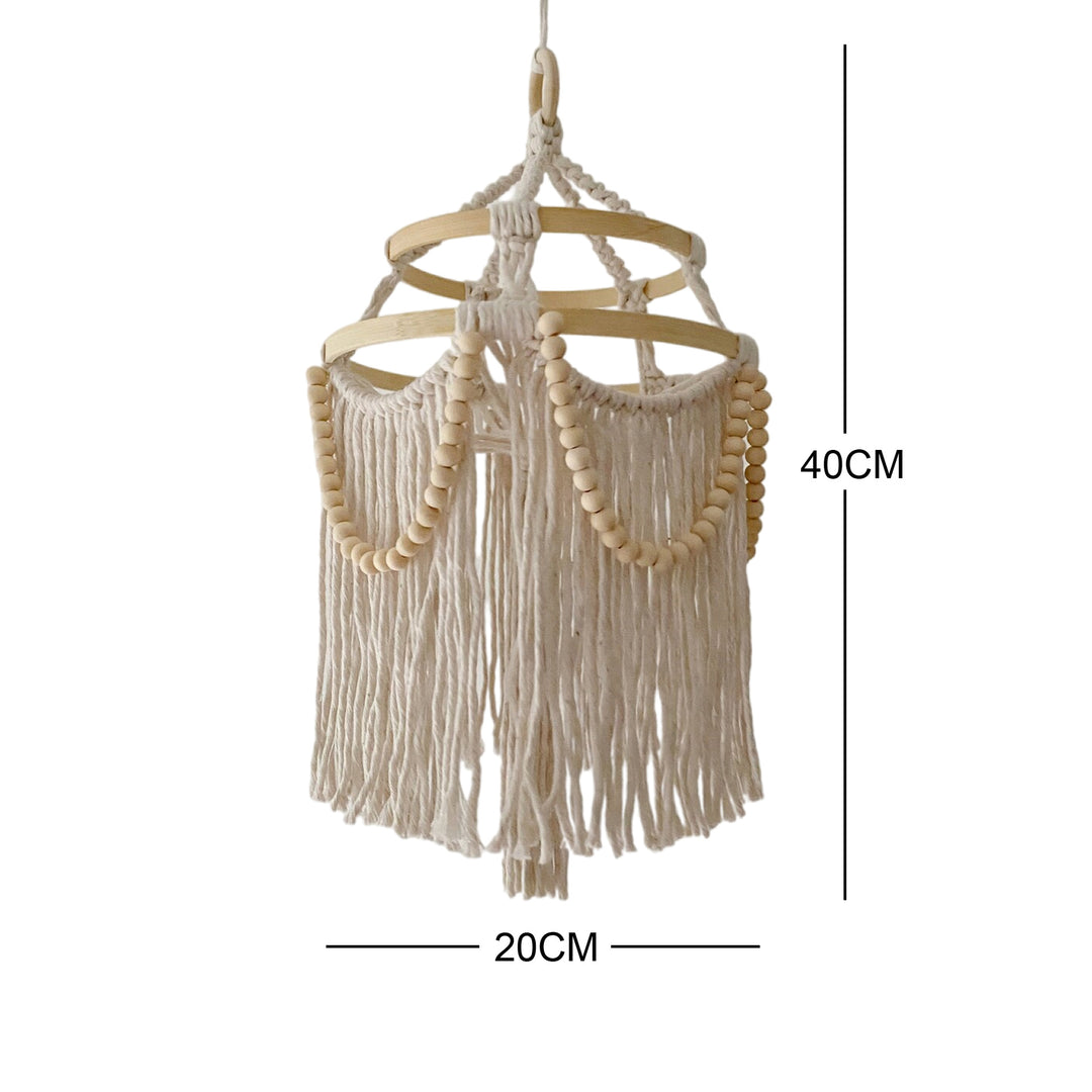 Bohemian Macrame Hanging Light