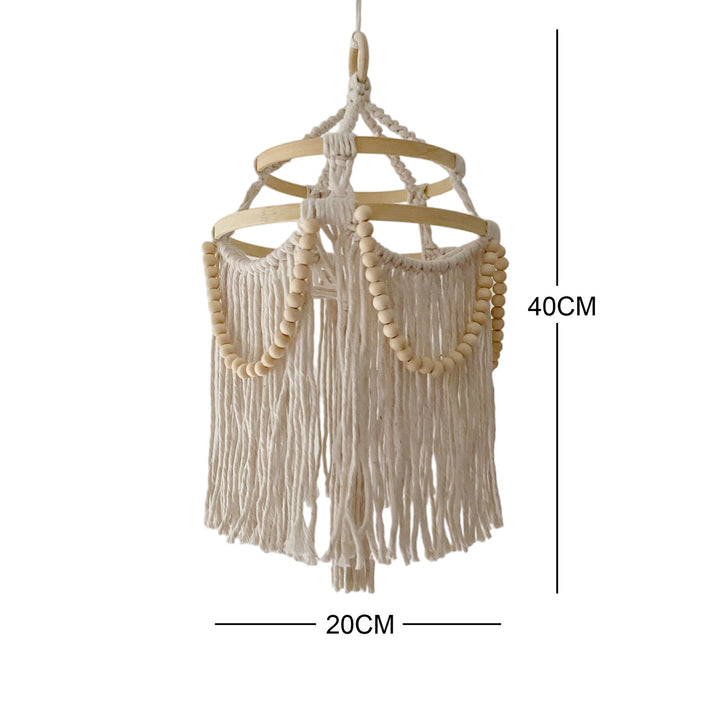 Bohemian Macrame Hanging Light