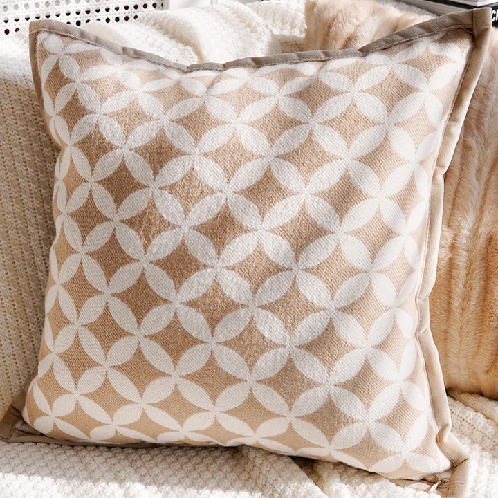 Decorative Throw Pillow with Textured Finish for Living Room