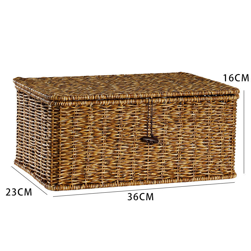 Handcrafted Basket Storage Chest