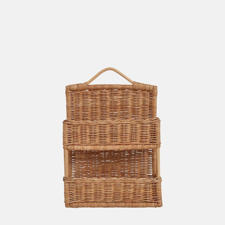 Wall basket system with versatile storage
