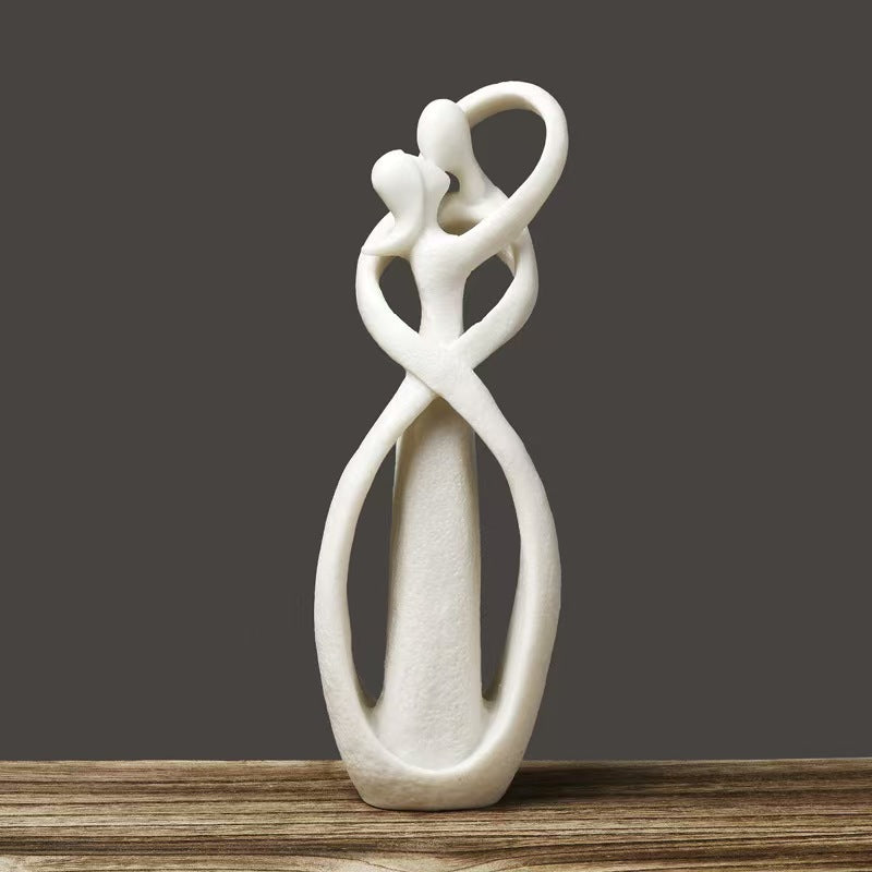Abstract Love Embrace Figurine