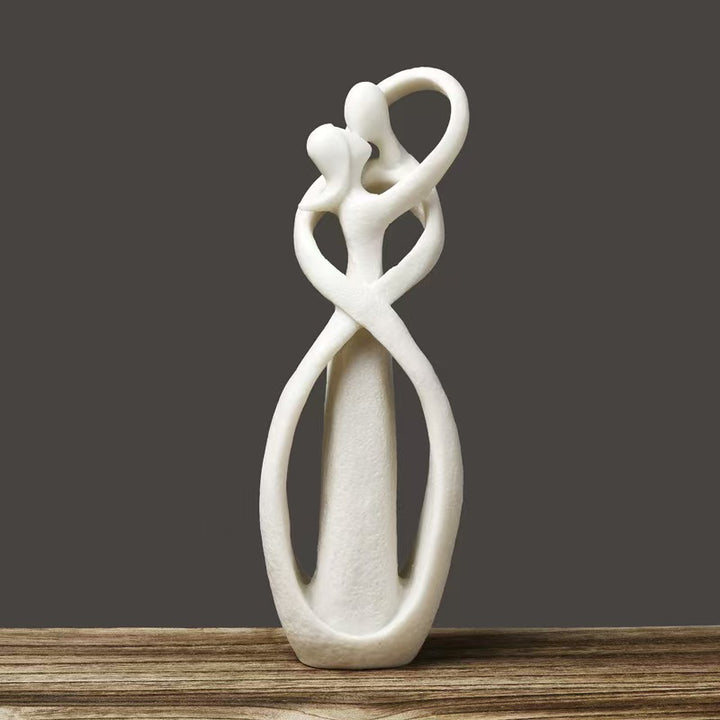 Abstract Love Embrace Figurine