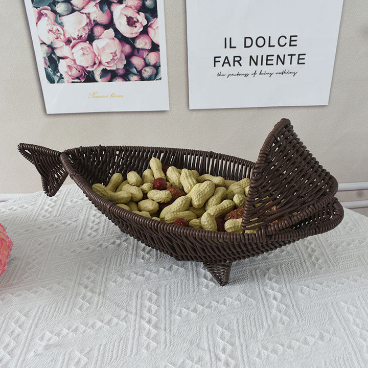 Decorative Fish-Shaped Storage Basket