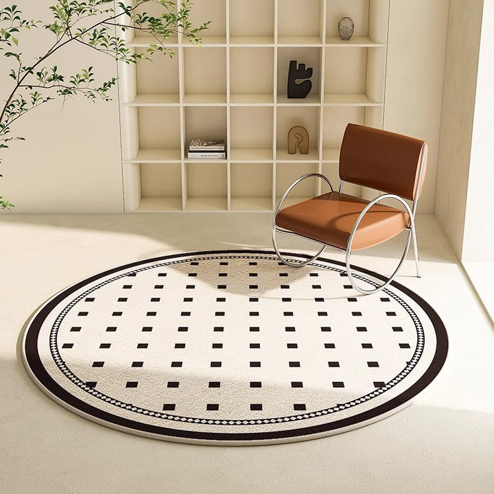 Round Decorative Area Rug for Home Decor