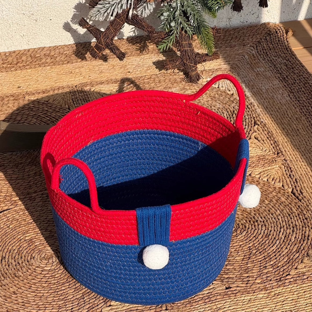 Playful Handmade Storage Basket