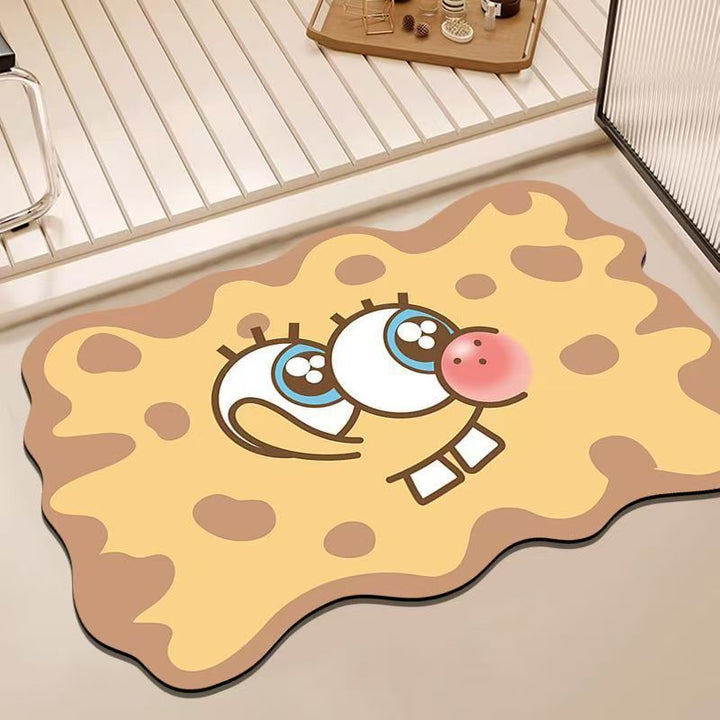 Cartoon Character Themed Bath Mat