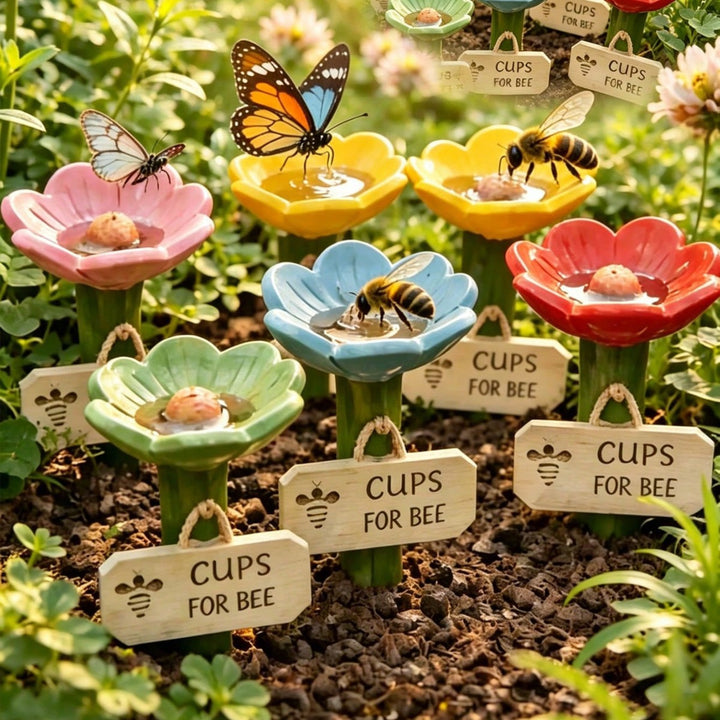 Decorative Bee Resource Flower Stake