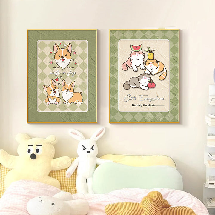 Decorative Dog-Themed Wall Art
