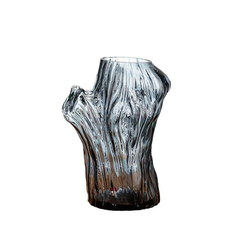 Artistic Textured Glass Vase