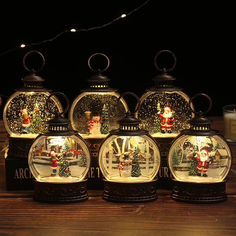 Snow Globe Lamp